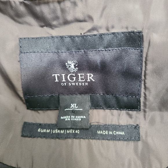 NWOT Tiger of Sweden Oversized Taffeta Trench Coat Sz XL - Picture 12 of 12